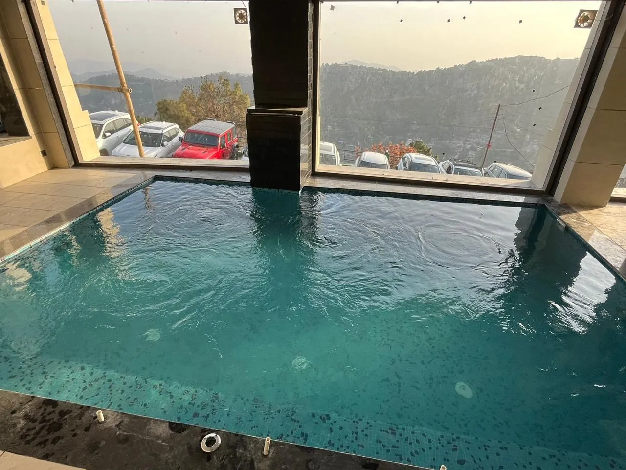 Rooftop swimming pool construction in the Chandigarh Tricity region